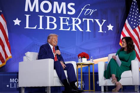 What to know about Moms for Liberty before Trump's event .